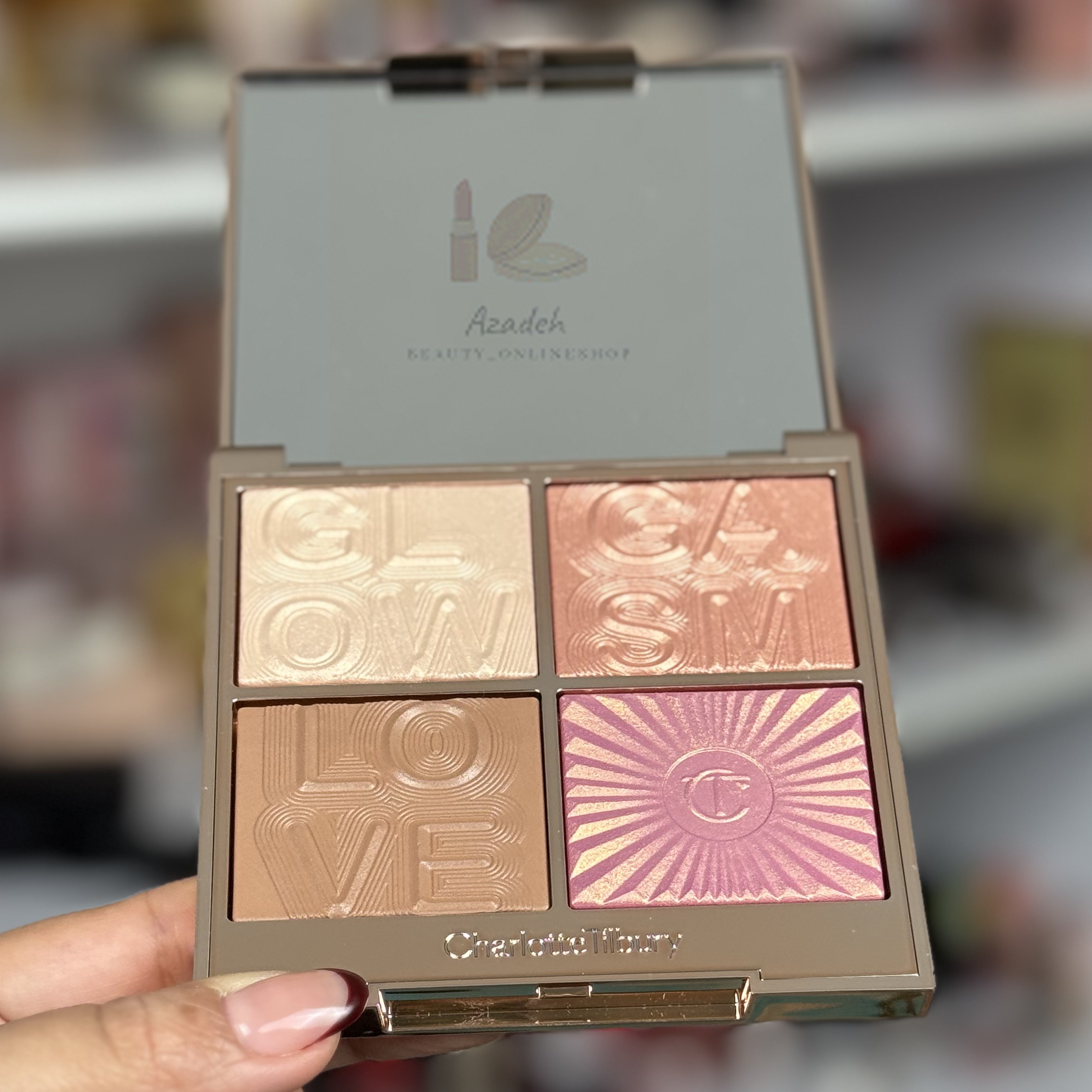 پالت صورت شارلوت تیلبری GLOWGASM FACE-LIGHTGASM