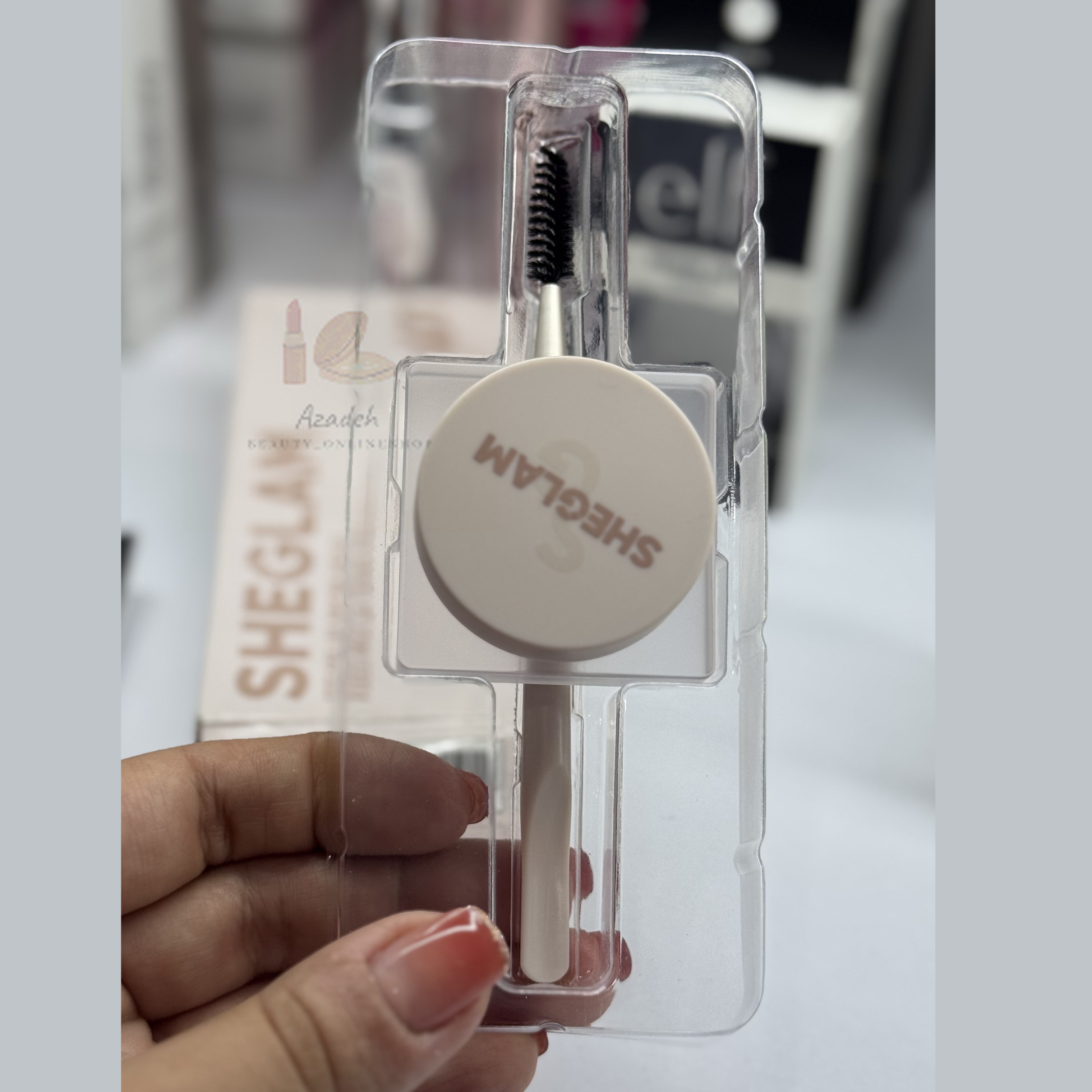 ژل ابرو کاسه ای شیگلم حجم 5 گرم به همراه براش